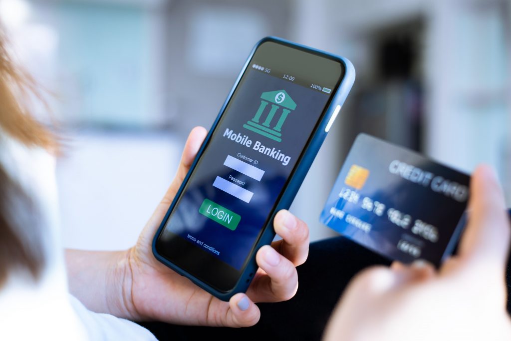 Mobile banking to showcase what happens to a business bank account if you go bankrupt