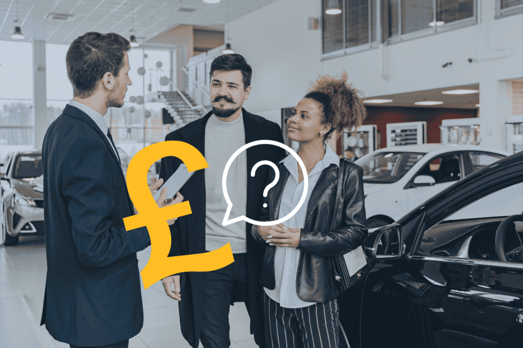 couple buying a car on finance