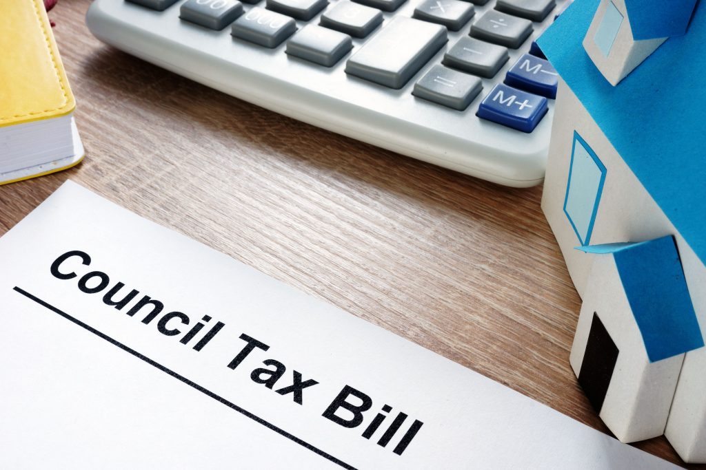 Council tax bill showcasing the affect of bankruptcy on council tax debt