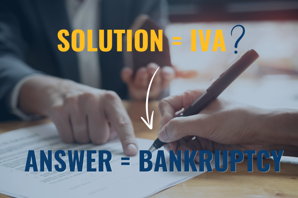 SOLUTION IVA OR ANSWER BANKRUPTCY