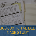 £100,000 debt for self employed bankruptcy case study