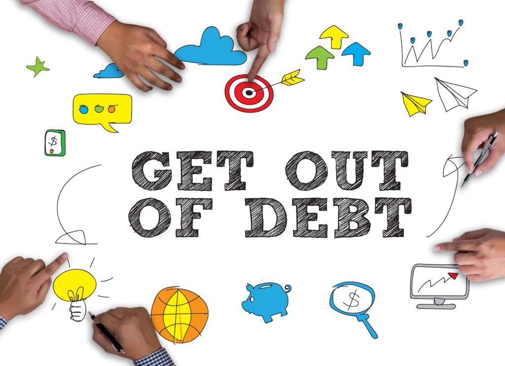 Get Out of Debt picture showcasing a debt relief order