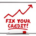 Understand How Long Bankruptcy Affects Your Credit Report Fix Your Credit Arrow Going Up showcasing how long does bankruptcy stay on your credit report